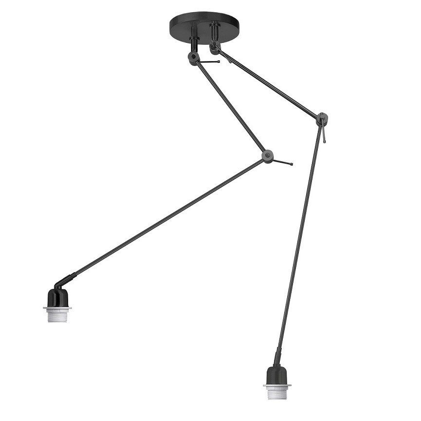 Hanglamp Highlight Rod 2L Zwart
