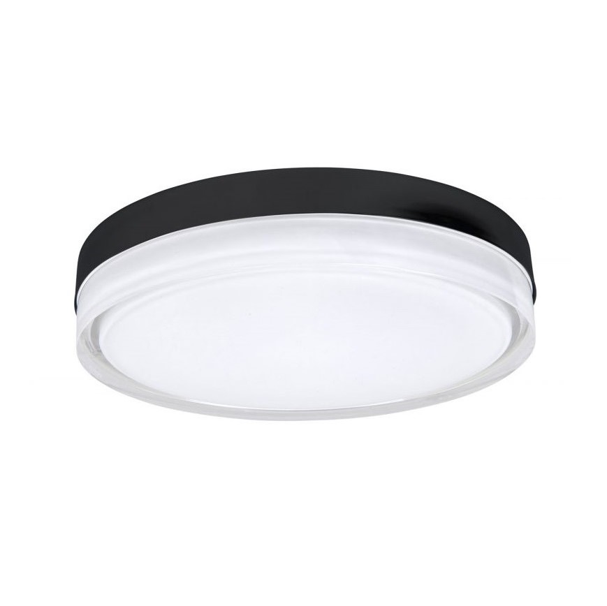 Highlight Plafondlamp Disc Zwart 3Standen Dimbaar IP44 Klein