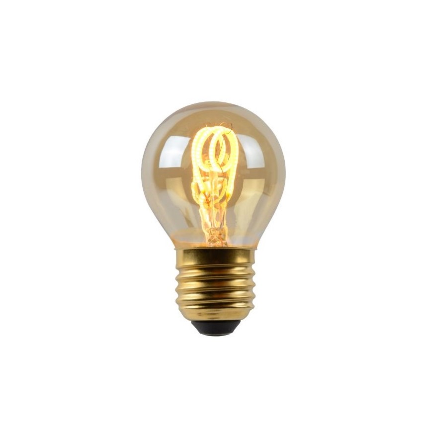 Dimbare Led Lamp Kogel E27 Amberkleur