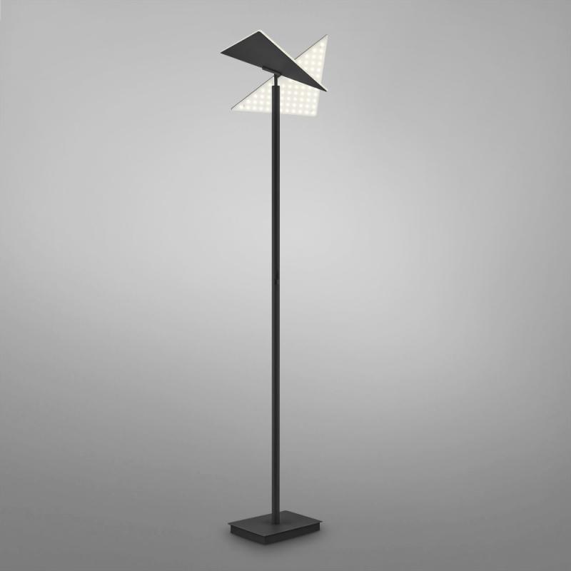 Vloerlamp Uplight Edge Zwart Met CCT
